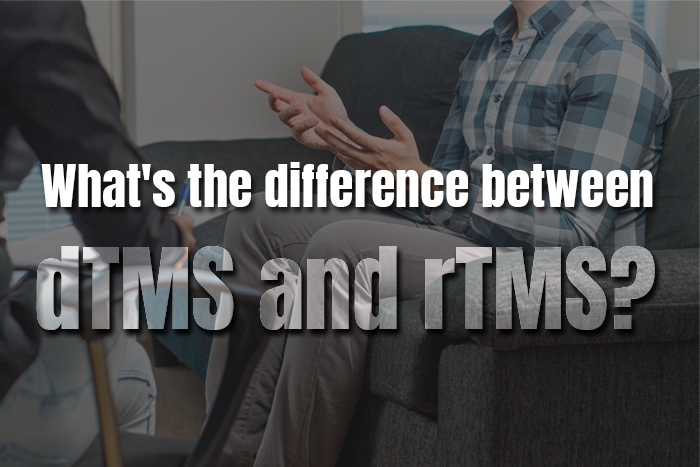 Differences between rTMS and dTMS therapy