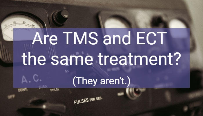 TMS NYC - Image of ECT machine - ECT is not the same as TMS.